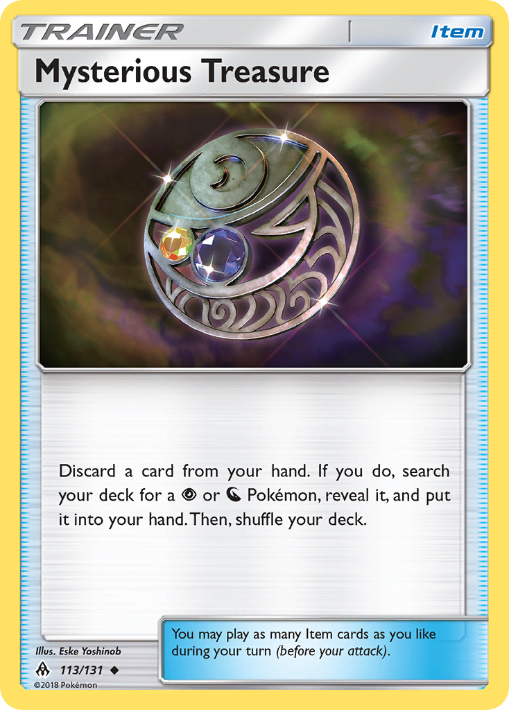 Mysterious Treasure (113/131) [Sun & Moon: Forbidden Light] | Exor Games New Glasgow