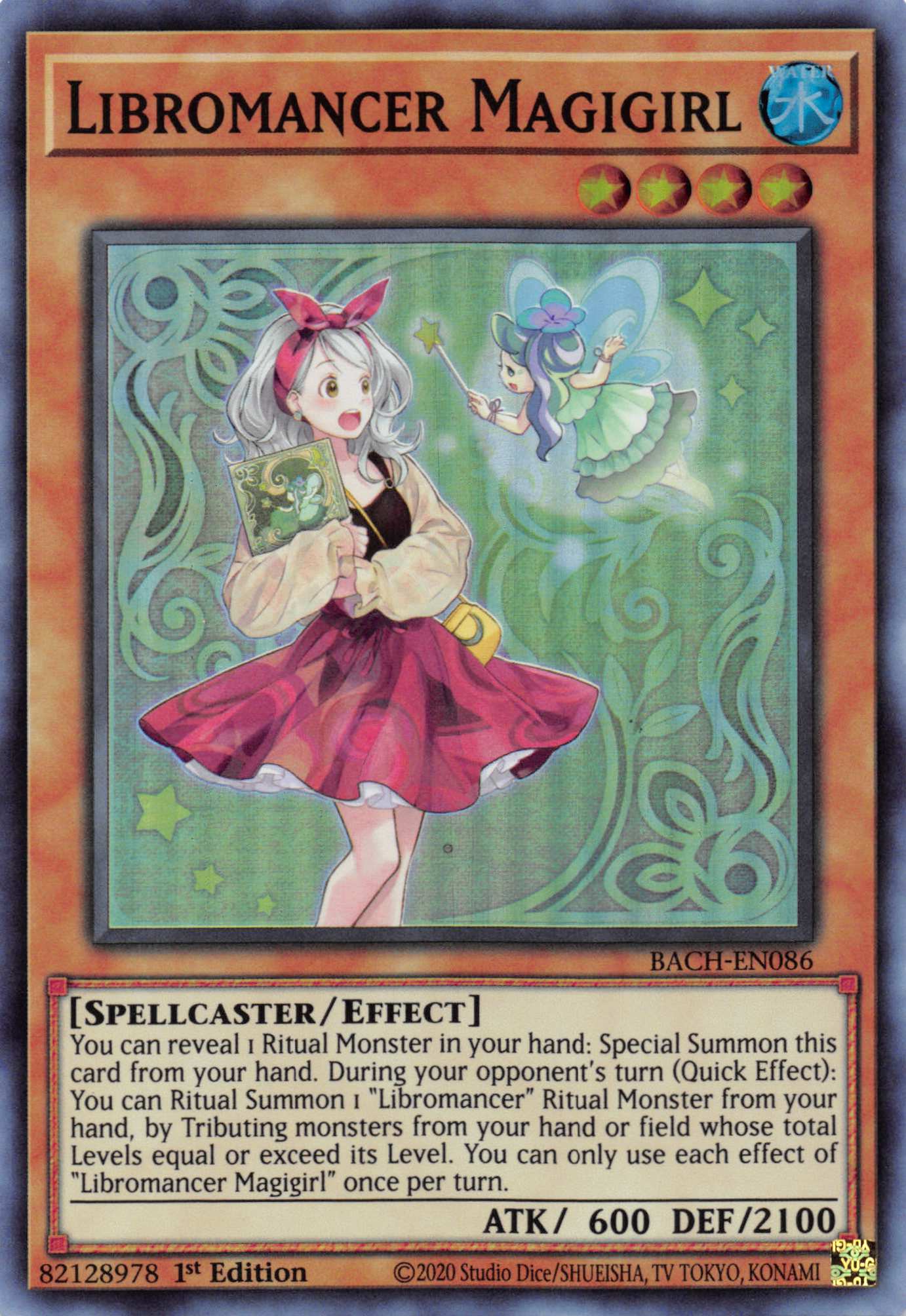 Libromancer Magigirl [BACH-EN086] Super Rare | Exor Games New Glasgow