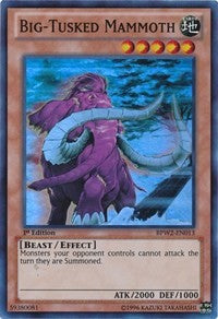 Big-Tusked Mammoth [BPW2-EN013] Super Rare | Exor Games New Glasgow