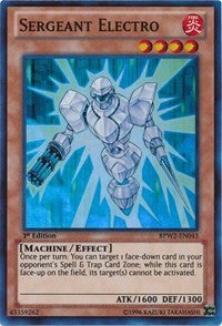 Sergeant Electro [BPW2-EN043] Super Rare | Exor Games New Glasgow