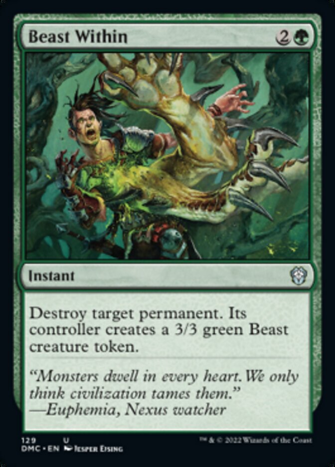 Beast Within [Dominaria United Commander] | Exor Games New Glasgow