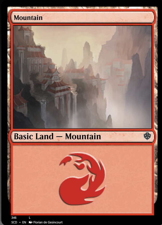 Mountain (346) [Starter Commander Decks] | Exor Games New Glasgow