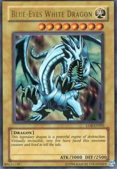 Blue-Eyes White Dragon [LOB-EN001] Ultra Rare | Exor Games New Glasgow