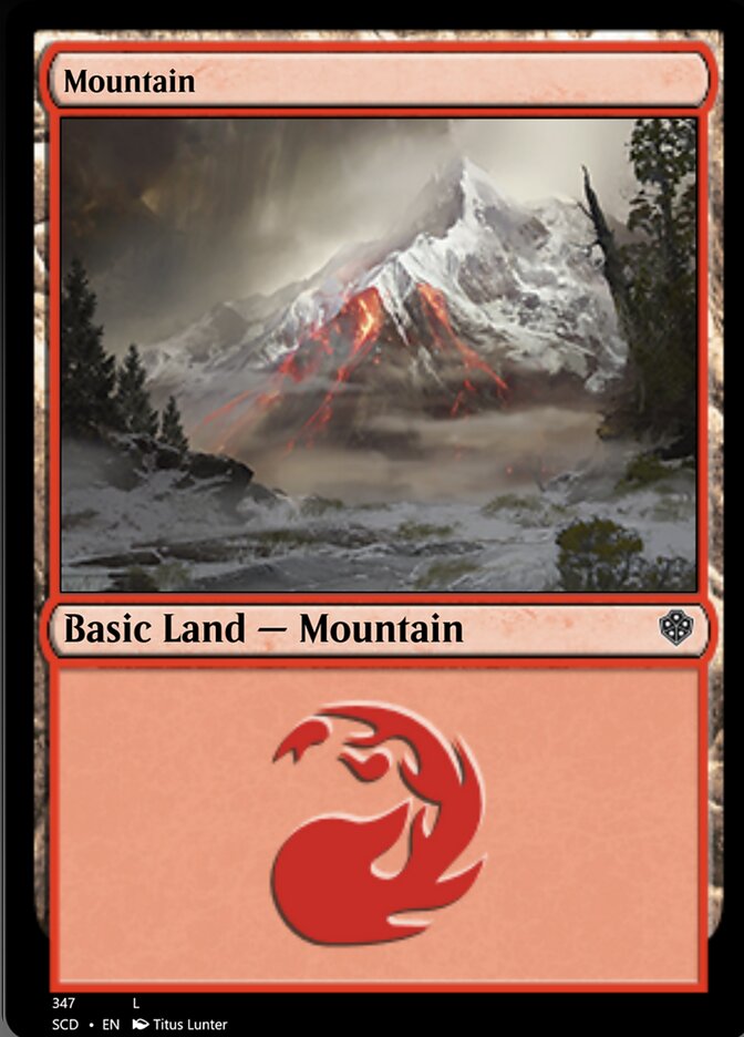 Mountain (347) [Starter Commander Decks] | Exor Games New Glasgow