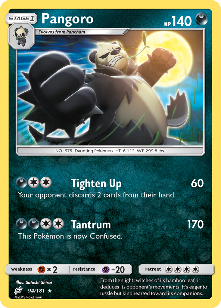 Pangoro (94/181) [Sun & Moon: Team Up] | Exor Games New Glasgow