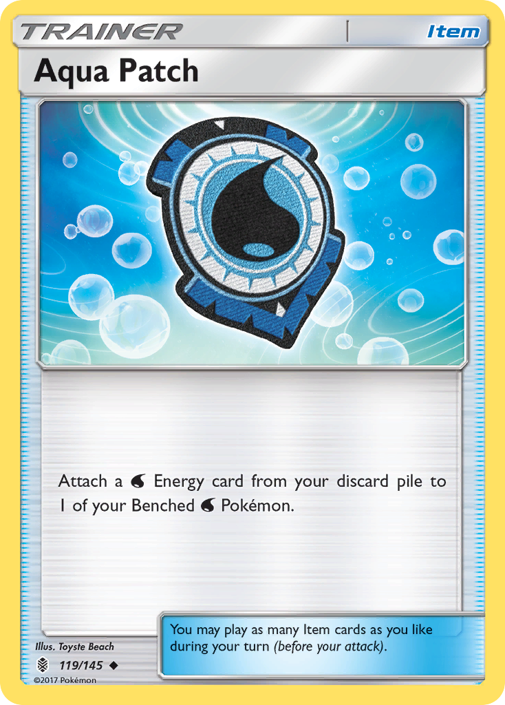 Aqua Patch (119/145) [Sun & Moon: Guardians Rising] | Exor Games New Glasgow