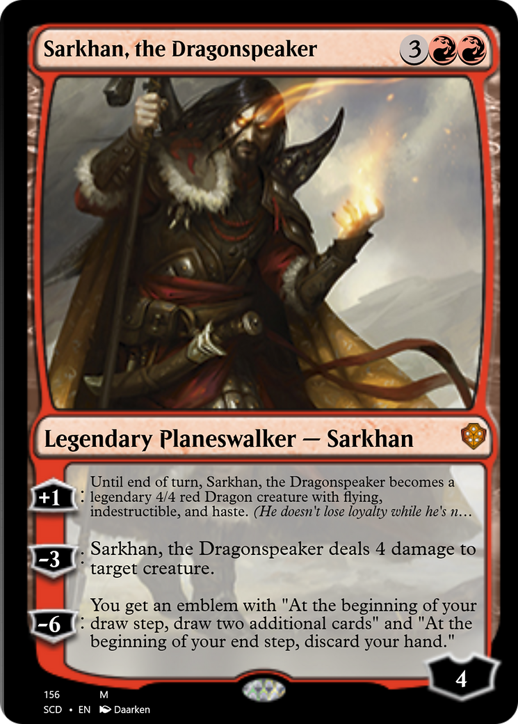 Sarkhan, the Dragonspeaker [Starter Commander Decks] | Exor Games New Glasgow