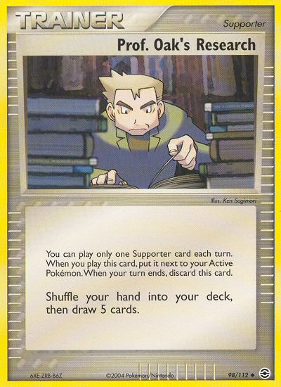 Prof. Oak's Research (98/112) [EX: FireRed & LeafGreen] | Exor Games New Glasgow