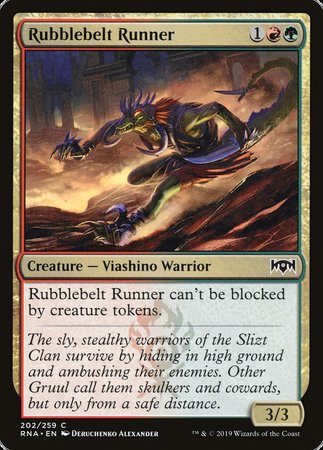 Rubblebelt Runner [Ravnica Allegiance] | Exor Games New Glasgow