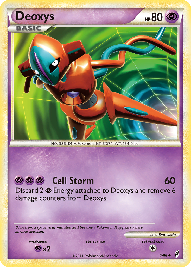 Deoxys (2/95) [HeartGold & SoulSilver: Call of Legends] | Exor Games New Glasgow