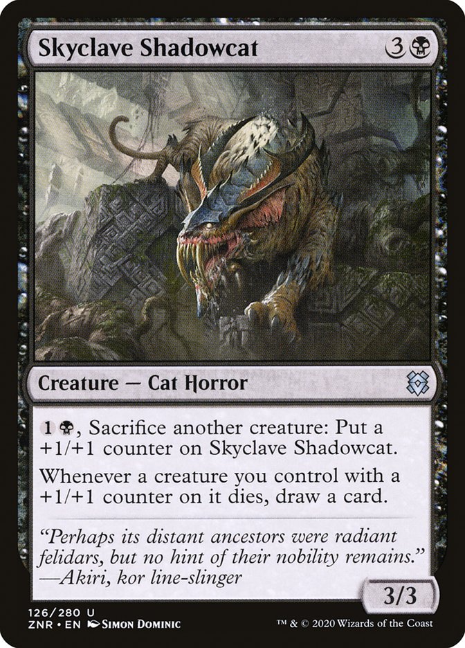 Skyclave Shadowcat [Zendikar Rising] | Exor Games New Glasgow