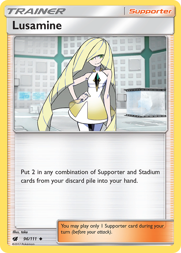 Lusamine (96/111) [Sun & Moon: Crimson Invasion] | Exor Games New Glasgow