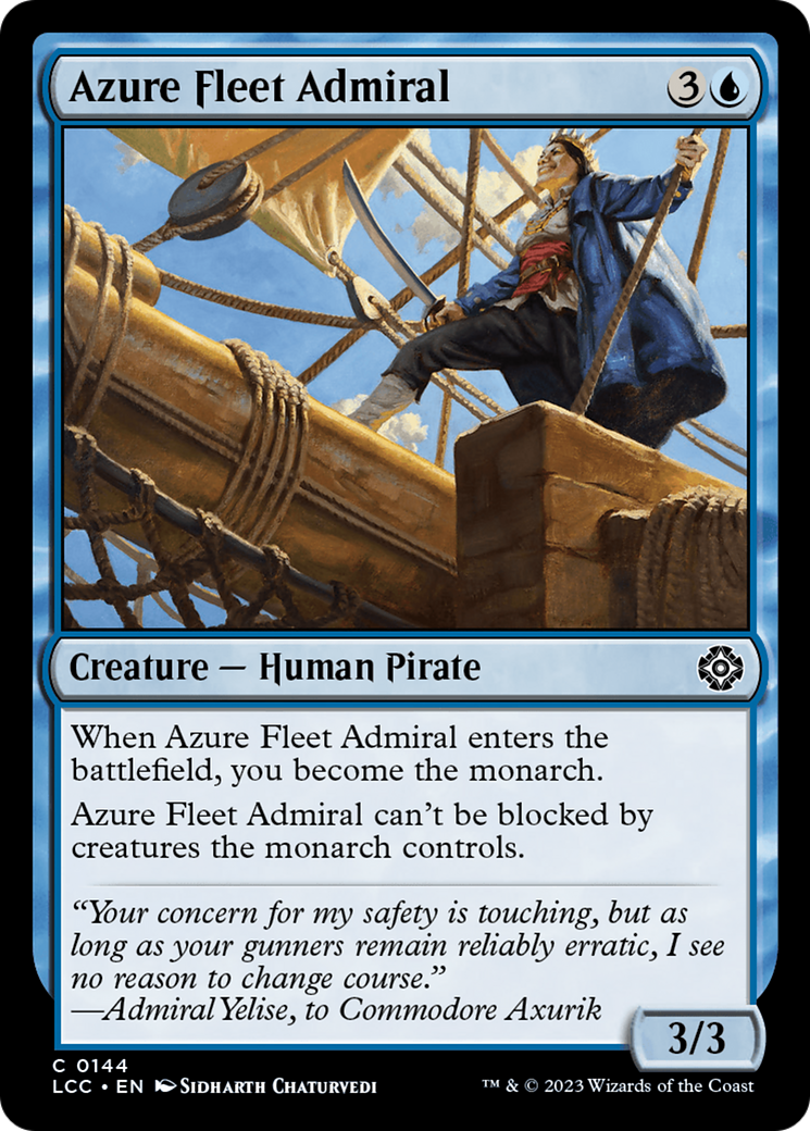 Azure Fleet Admiral [The Lost Caverns of Ixalan Commander] | Exor Games New Glasgow