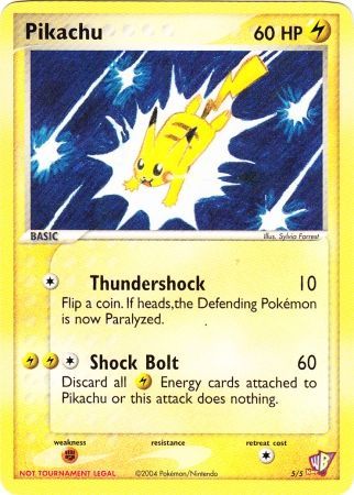 Pikachu (5/5) [Kids WB Promos] | Exor Games New Glasgow