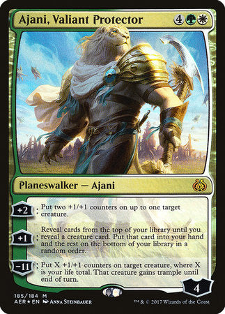 Ajani, Valiant Protector [Aether Revolt] | Exor Games New Glasgow