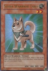 Shiba-Warrior Taro [YAP1-EN008] Ultra Rare | Exor Games New Glasgow