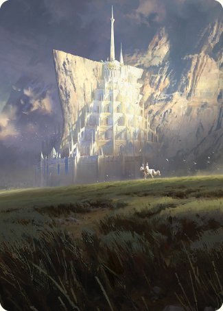 Minas Tirith Art Card [The Lord of the Rings: Tales of Middle-earth Art Series] | Exor Games New Glasgow