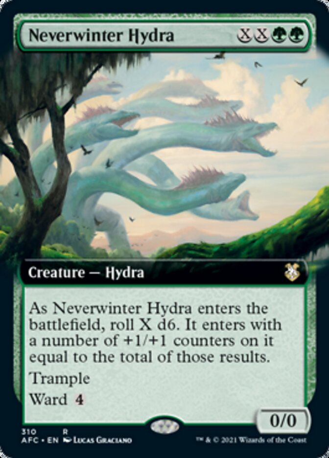 Neverwinter Hydra (Extended) [Dungeons & Dragons: Adventures in the Forgotten Realms Commander] | Exor Games New Glasgow