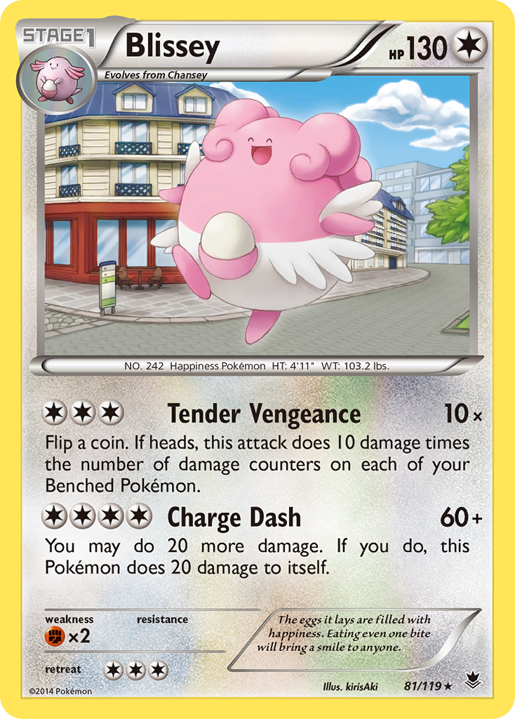 Blissey (81/119) [XY: Phantom Forces] | Exor Games New Glasgow