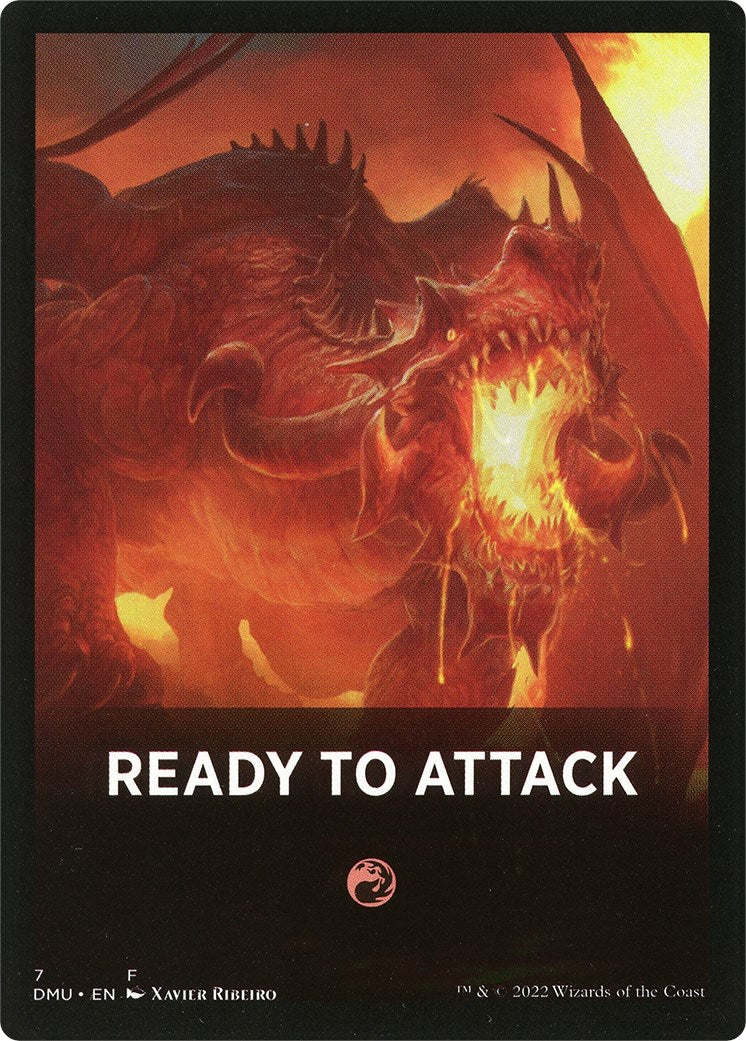 Ready to Attack Theme Card [Dominaria United Tokens] | Exor Games New Glasgow