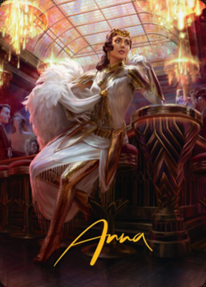 Elspeth Resplendent 1 Art Card (Gold-Stamped Signature) [Streets of New Capenna Art Series] | Exor Games New Glasgow