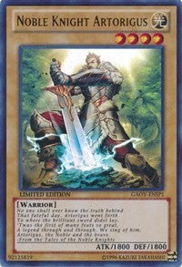 Noble Knight Artorigus (GAOV-ENSP1) [GAOV-ENSP1] Ultra Rare | Exor Games New Glasgow