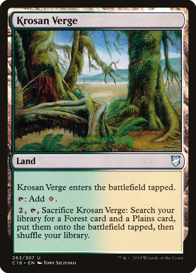 Krosan Verge [Commander 2018] | Exor Games New Glasgow