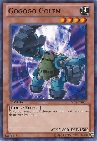 Gogogo Golem [SP14-EN001] Starfoil Rare | Exor Games New Glasgow