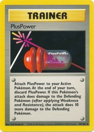 PlusPower (84/102) [Base Set Unlimited] | Exor Games New Glasgow