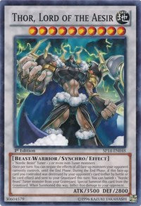 Thor, Lord of the Aesir [SP14-EN048] Starfoil Rare | Exor Games New Glasgow