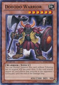 Dododo Warrior [SP14-EN018] Starfoil Rare | Exor Games New Glasgow