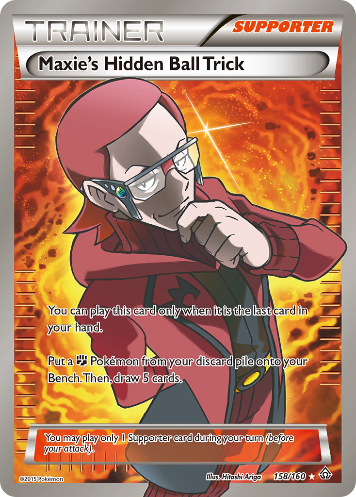 Maxie's Hidden Ball Trick (158/160) [XY: Primal Clash] | Exor Games New Glasgow