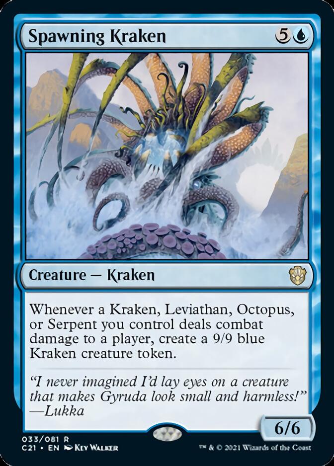 Spawning Kraken [Commander 2021] | Exor Games New Glasgow