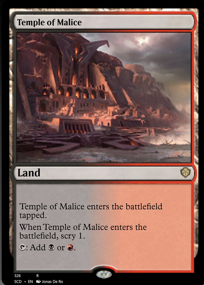 Temple of Malice [Starter Commander Decks] | Exor Games New Glasgow