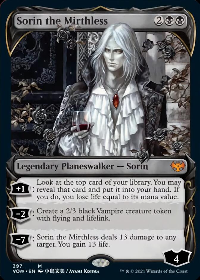 Sorin the Mirthless (Showcase Fang Frame) [Innistrad: Crimson Vow] | Exor Games New Glasgow