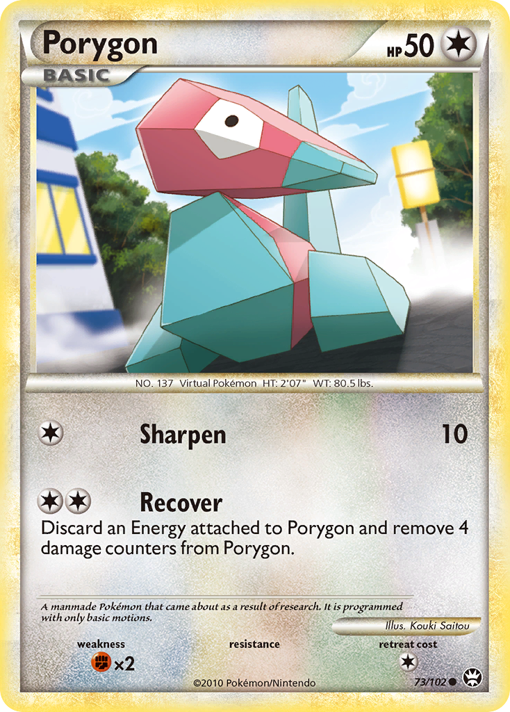 Porygon (73/102) [HeartGold & SoulSilver: Triumphant] | Exor Games New Glasgow