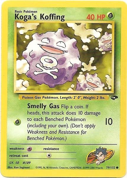 Koga's Koffing (79/132) [Gym Challenge Unlimited] | Exor Games New Glasgow