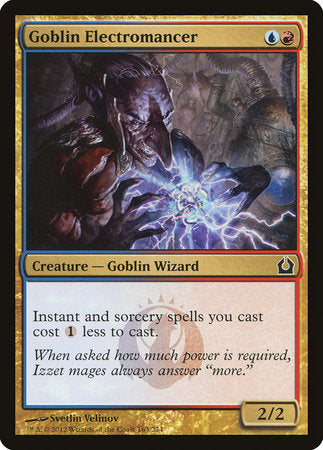 Goblin Electromancer [Return to Ravnica] | Exor Games New Glasgow