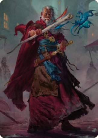 Elminster Art Card (64) [Commander Legends: Battle for Baldur's Gate Art Series] | Exor Games New Glasgow