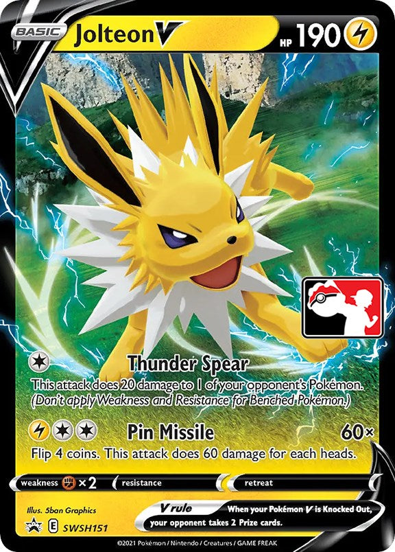 Jolteon V (SWSH151) [Prize Pack Series One] | Exor Games New Glasgow