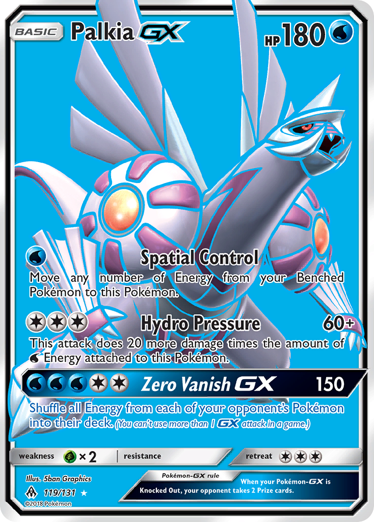 Palkia GX (119/131) [Sun & Moon: Forbidden Light] | Exor Games New Glasgow