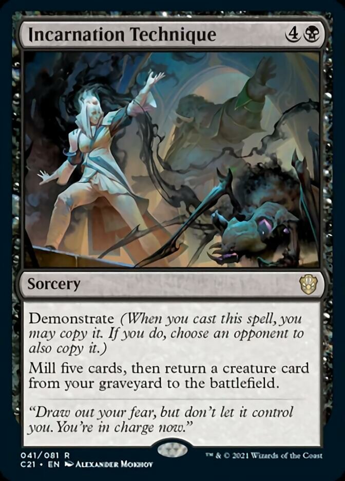 Incarnation Technique [Commander 2021] | Exor Games New Glasgow