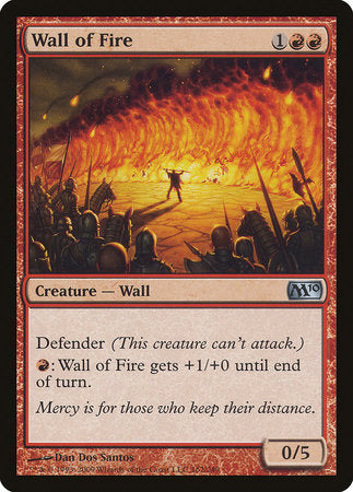 Wall of Fire [Magic 2010] | Exor Games New Glasgow