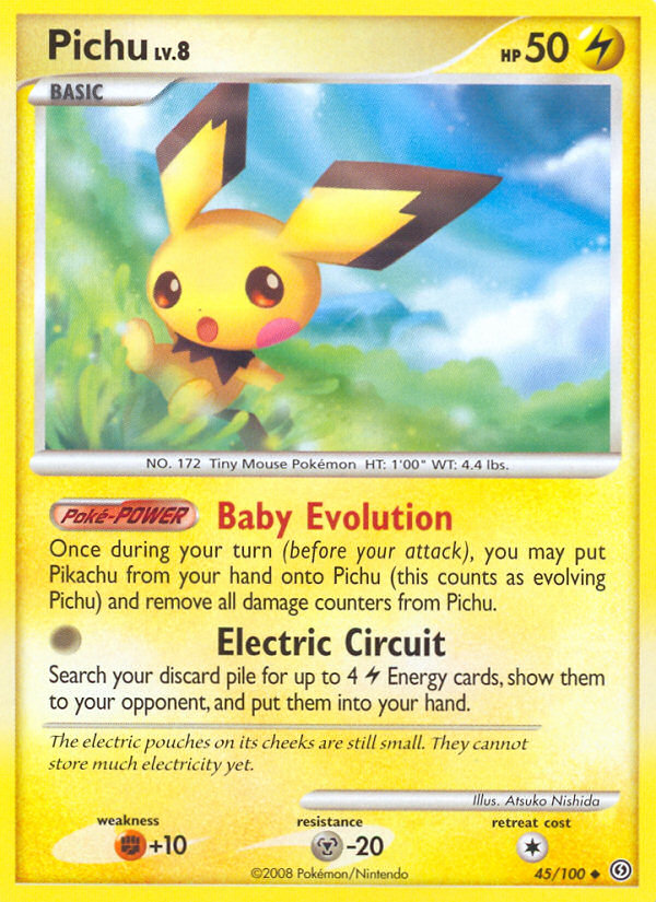 Pichu (45/100) [Diamond & Pearl: Stormfront] | Exor Games New Glasgow