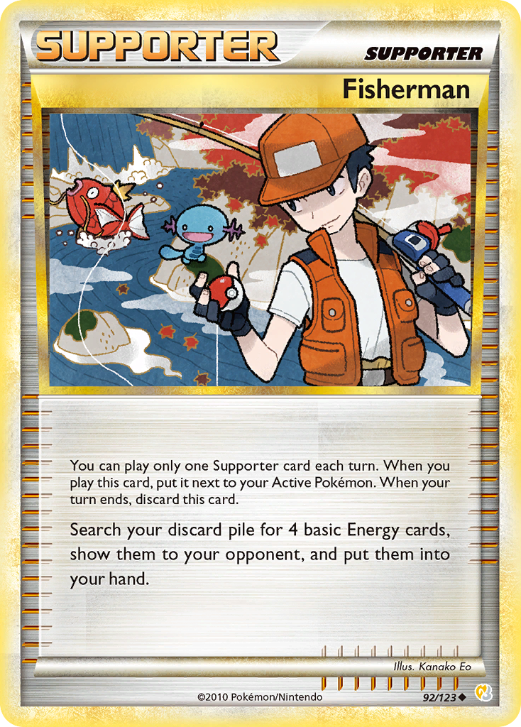 Fisherman (92/123) [HeartGold & SoulSilver: Base Set] | Exor Games New Glasgow