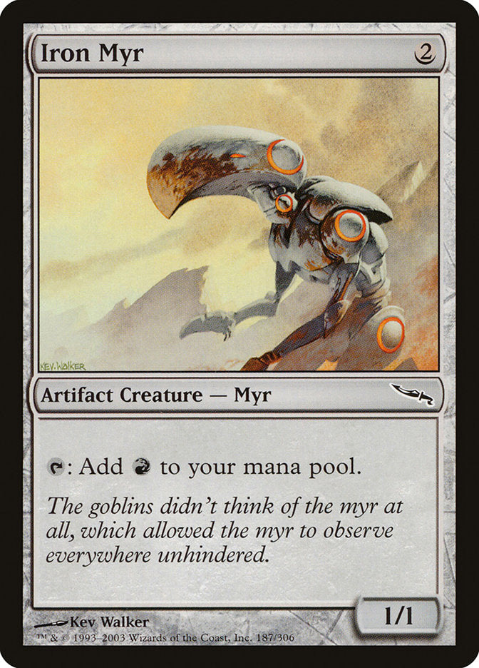 Iron Myr [Mirrodin] | Exor Games New Glasgow