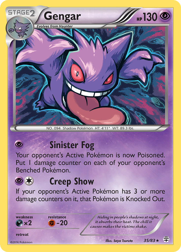 Gengar (35/83) [XY: Generations] | Exor Games New Glasgow