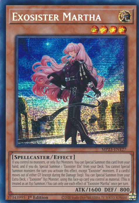 Exosister Martha [MP23-EN127] Prismatic Secret Rare | Exor Games New Glasgow