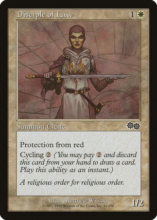 Disciple of Law [Urza's Saga] | Exor Games New Glasgow