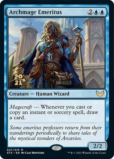 Archmage Emeritus [Strixhaven: School of Mages Prerelease Promos] | Exor Games New Glasgow